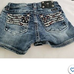 Miss Me Shorts patripptic